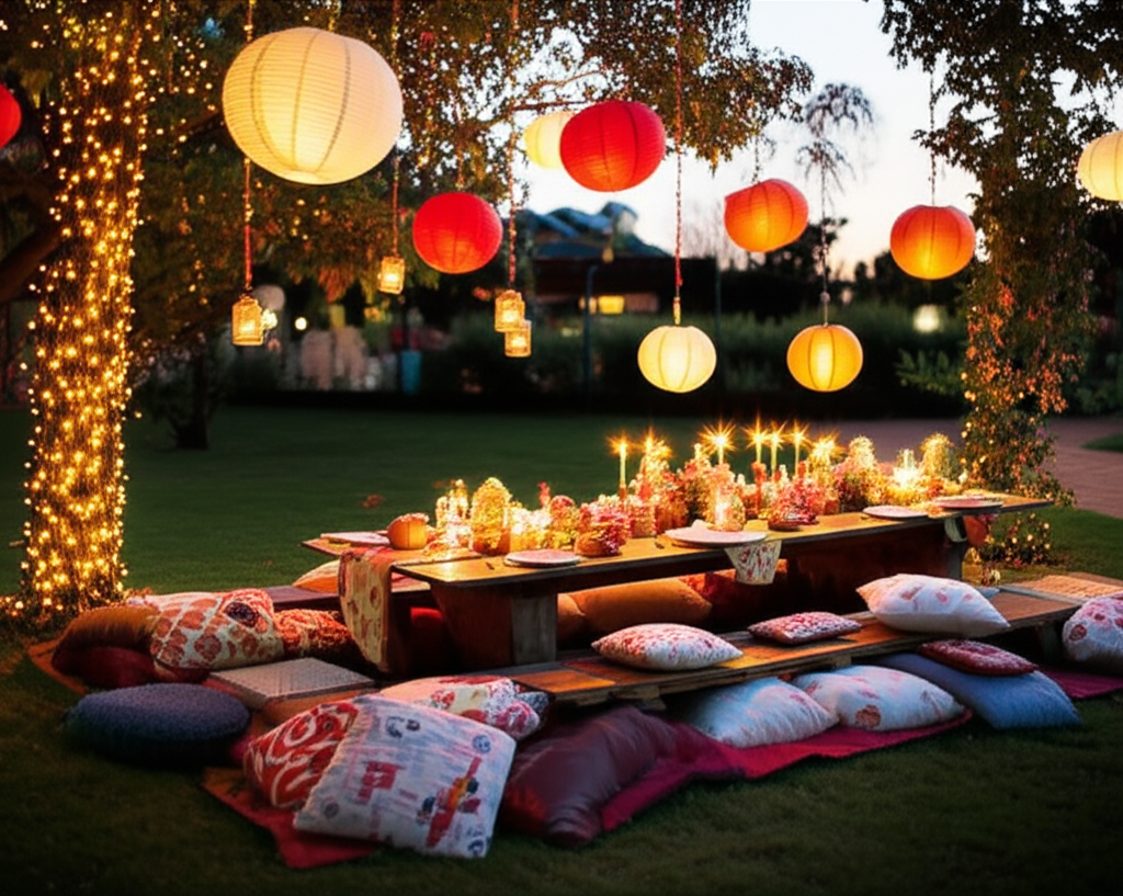 Special themed outdoor party